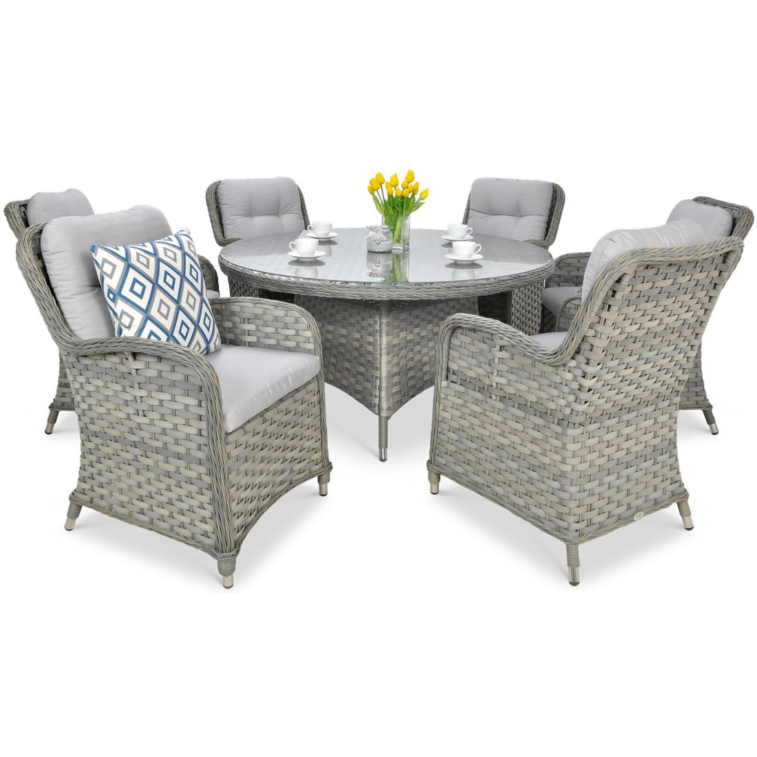 BARCELONA 6/140 GREY SET