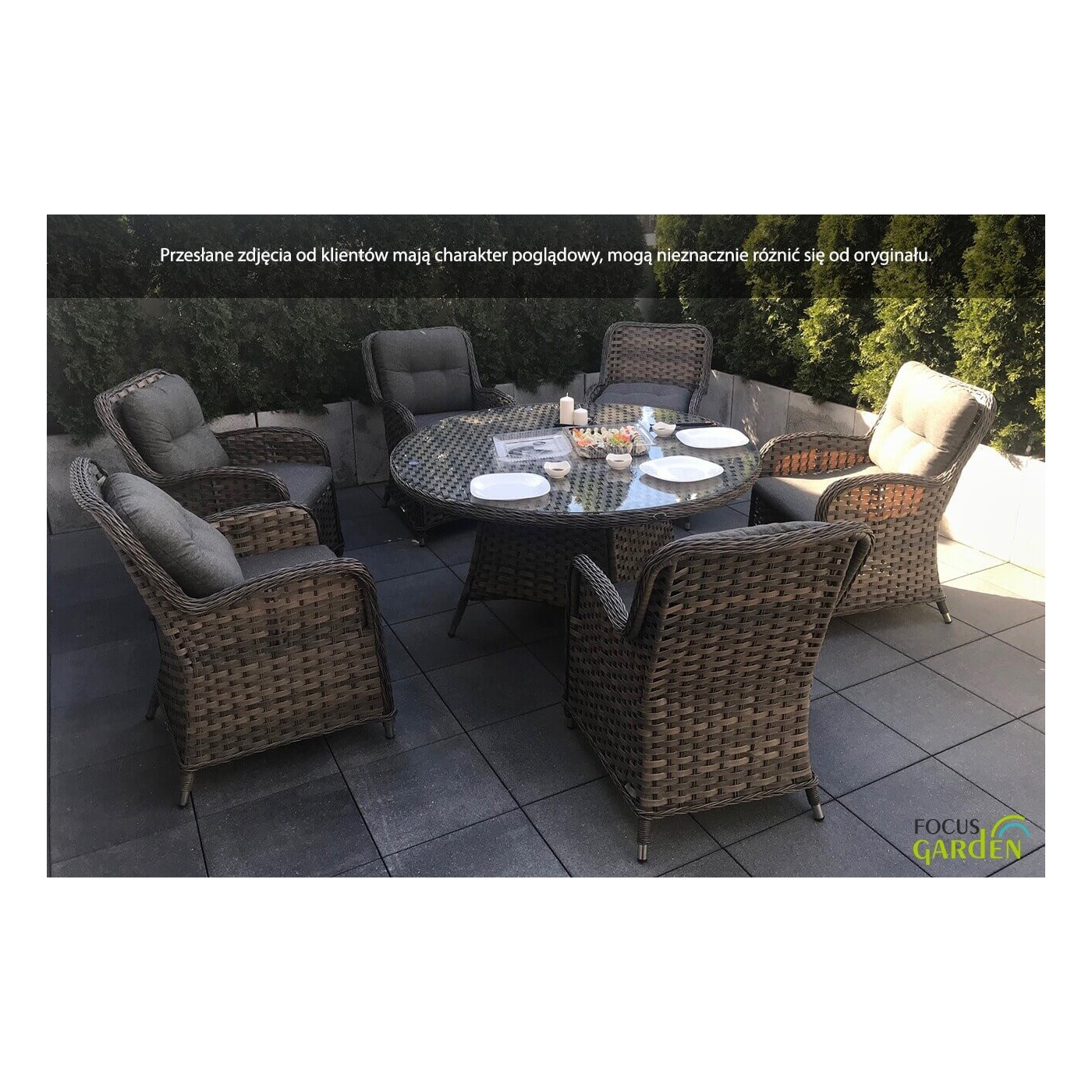 Meble z Technorattanu Barcelona Grey