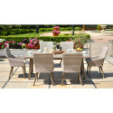 Zestaw mebli ogrodowych z technorattanu Milano 6200 - Beż Jasny