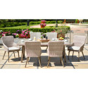 Zestaw mebli ogrodowych z technorattanu Milano 6200 - Beż Jasny