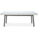 Zestaw ogrodowy technorattanowy MILANO 6200 White Grey