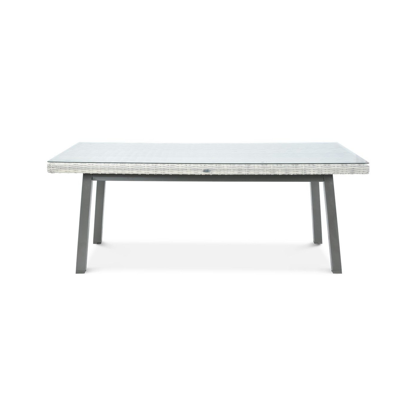 Zestaw ogrodowy technorattanowy MILANO 6200 White Grey