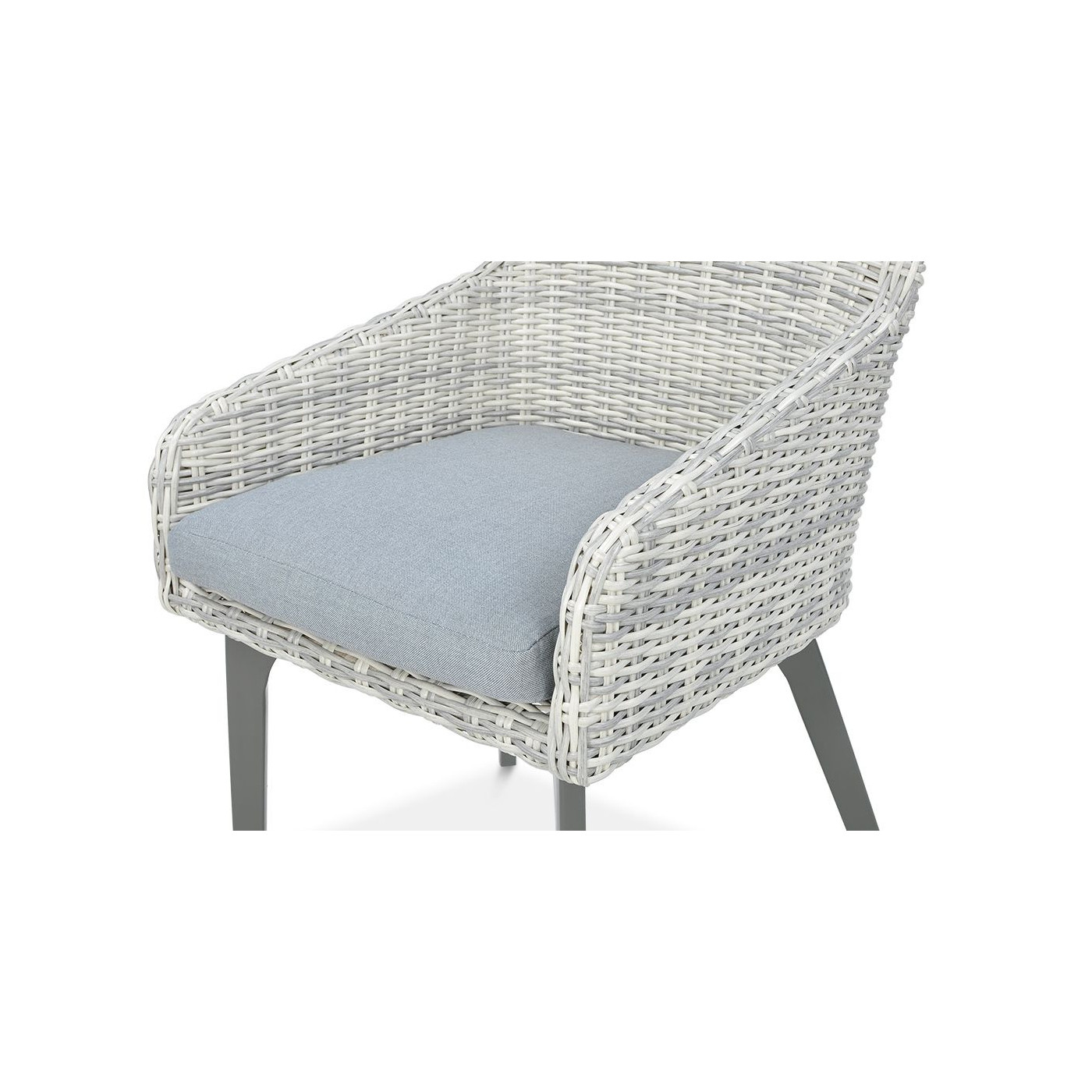 Zestaw ogrodowy technorattanowy MILANO 6200 White Grey