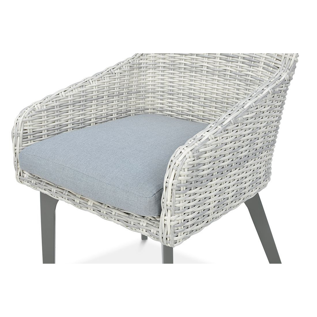 Zestaw ogrodowy technorattanowy MILANO 6200 White Grey