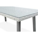 Zestaw ogrodowy technorattanowy MILANO 6200 White Grey