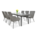 Zestaw mebli technorattanowych Milano 6200 Dark Grey