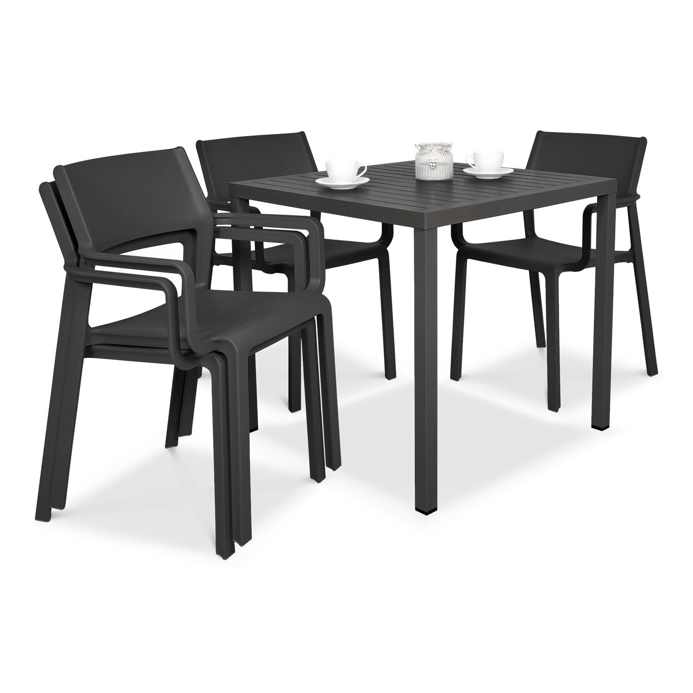 TRILL/CUBE 80 4+1 ZESTAW ANTRACITE