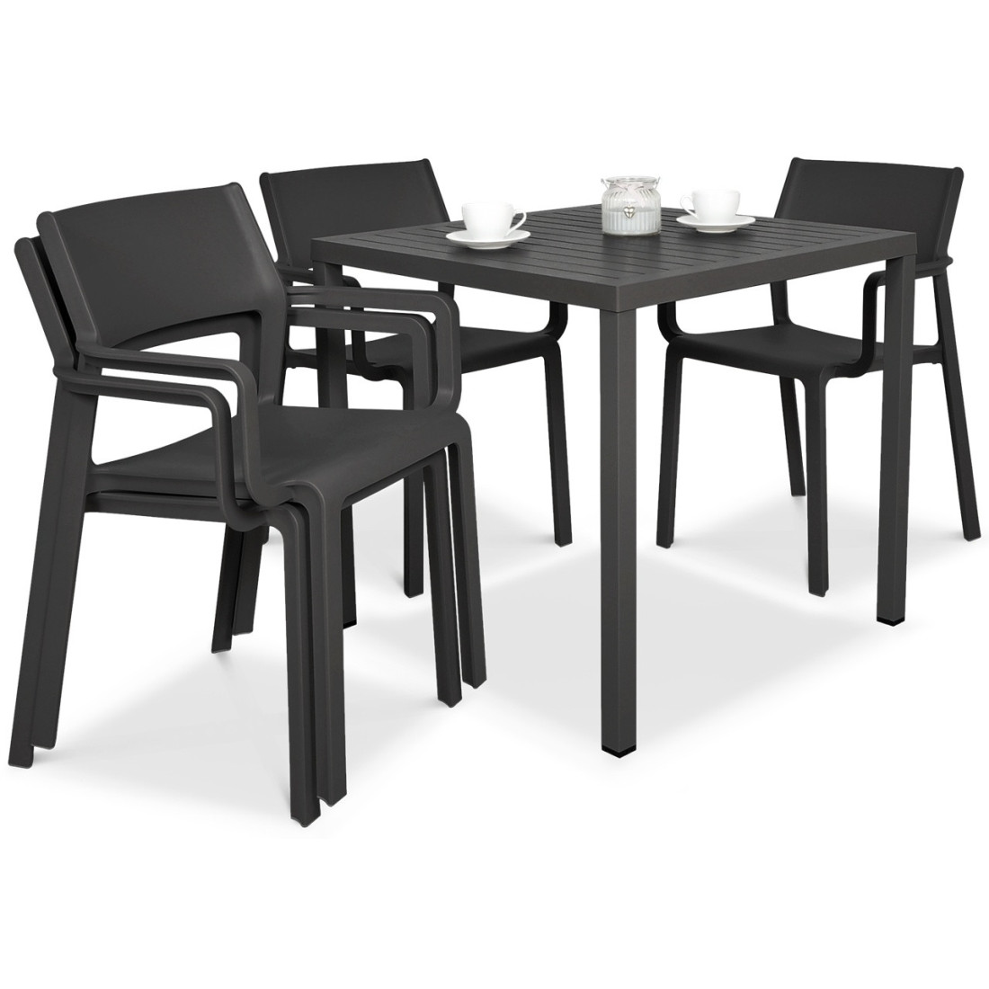 Zestaw ogrodowy Nardi TrillCube 80/41 Antracyt