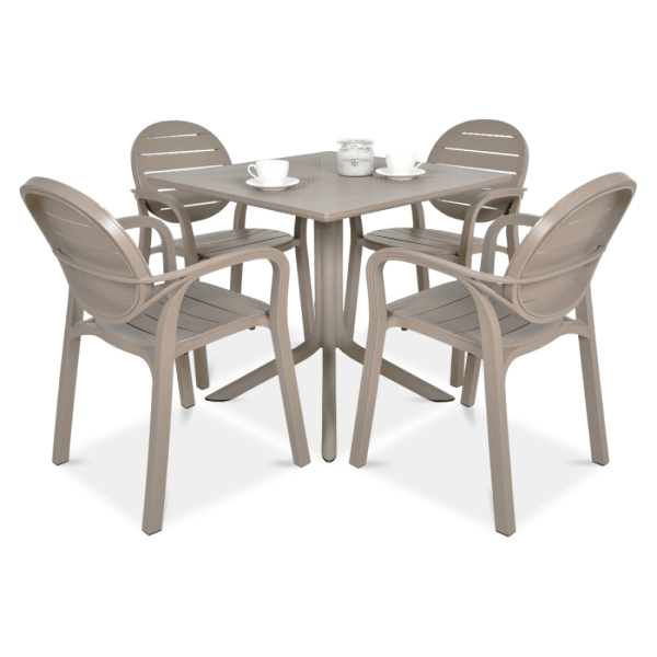 Parasol ogrodowy Nardi Palmaclip 4.1 - kolor tortora