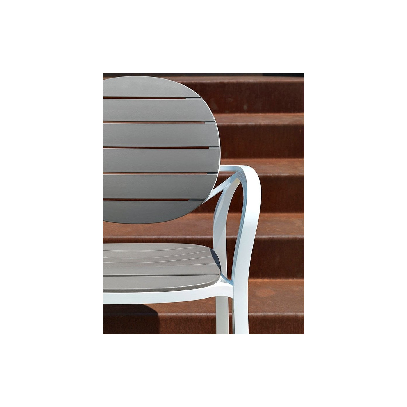 PALMA/CUBE 80 4+1 SET WHITE TORTORA/TORTORA