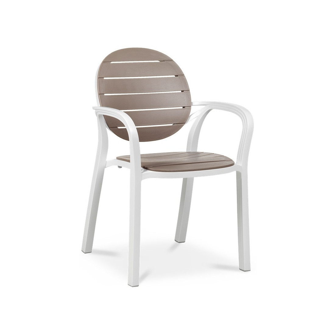 PALMA/CUBE 140 4+1 SET WHITE TORTORA/TORTORA