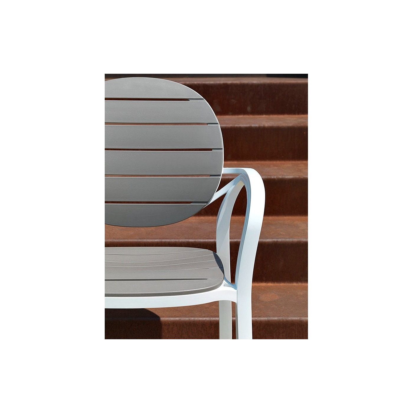 PALMA/CUBE 140 4+1 SET WHITE TORTORA/TORTORA