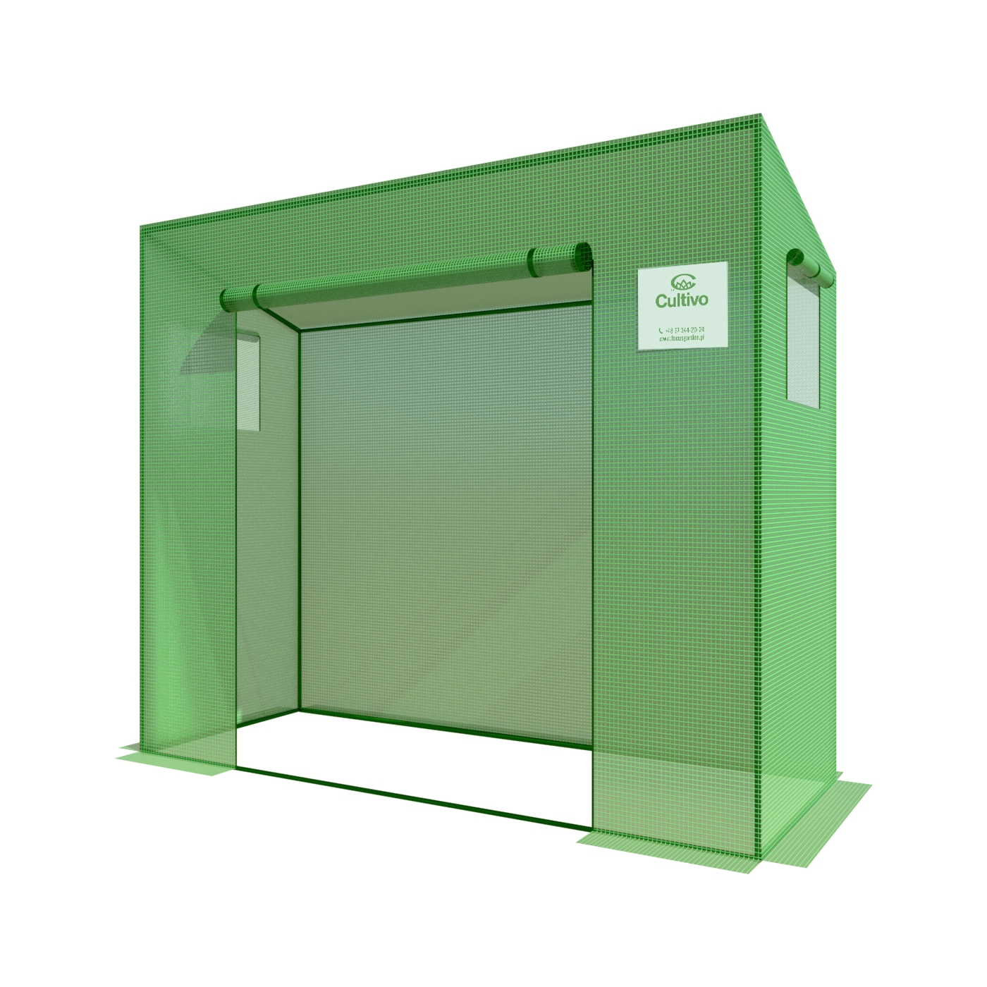 Szklarnia foliowa na pomidory 200x77 cm kolor zielony Cultivo 