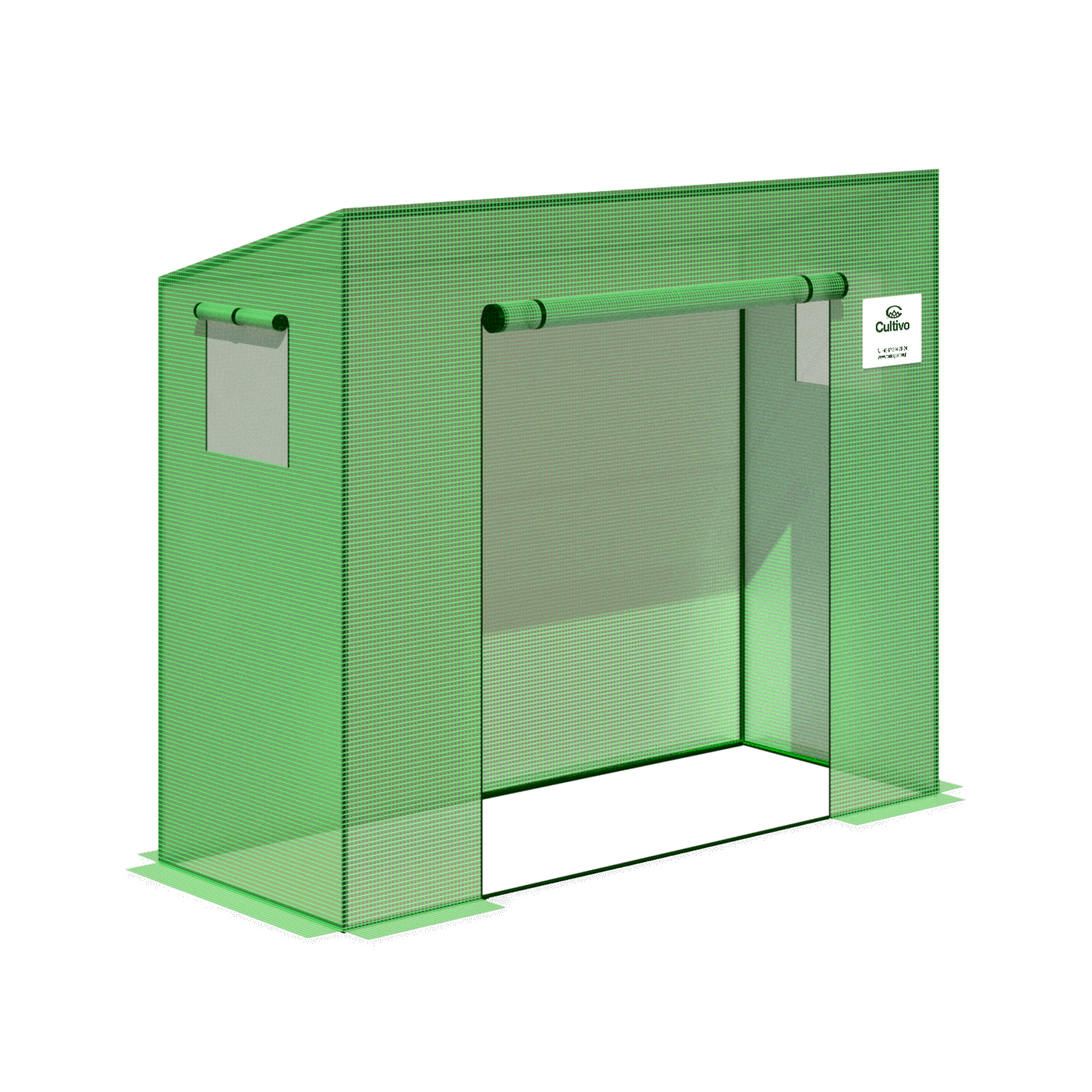 Szklarnia foliowa na pomidory 200x77 cm kolor zielony Cultivo 