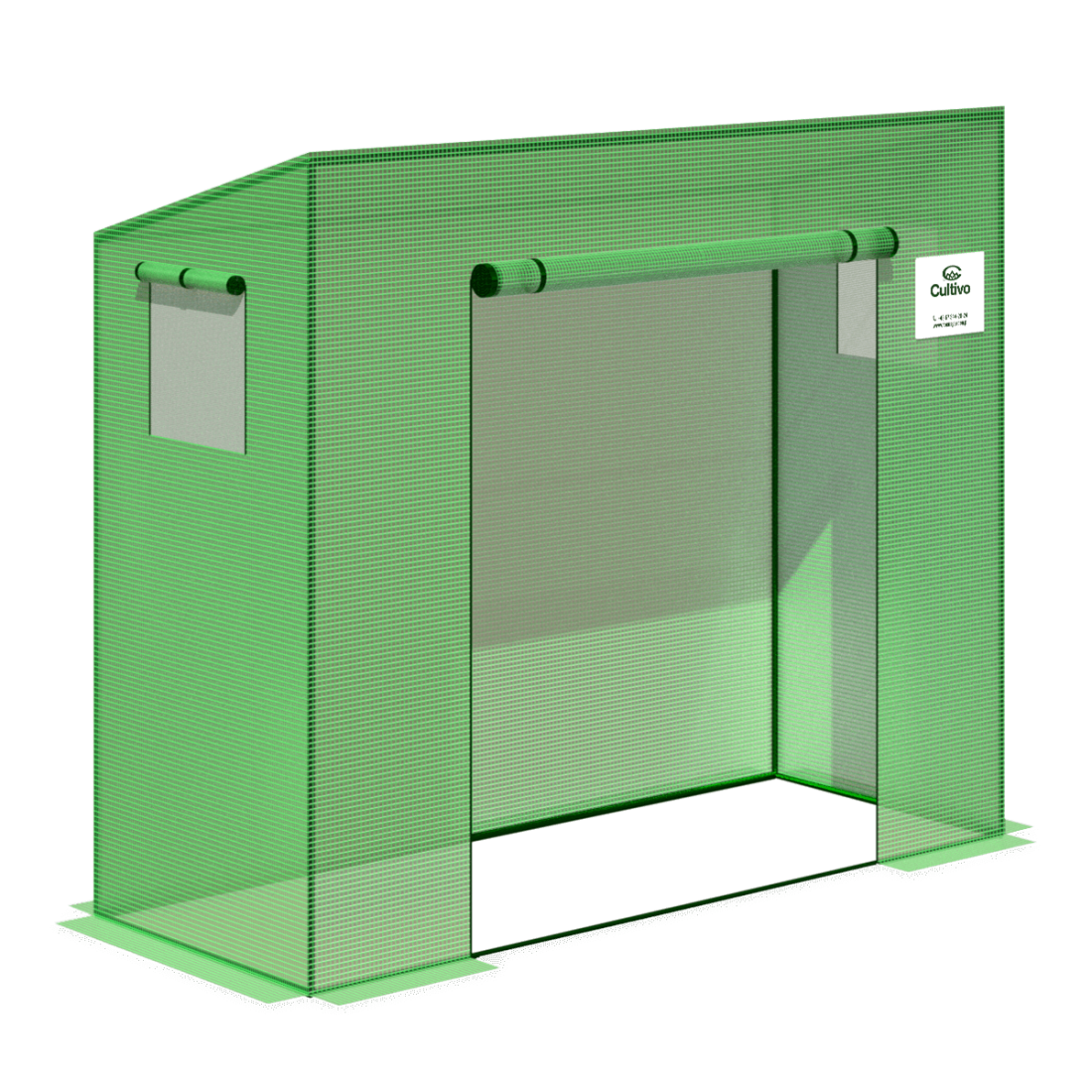 Szklarnia foliowa na pomidory 200x77 cm kolor zielony Cultivo 