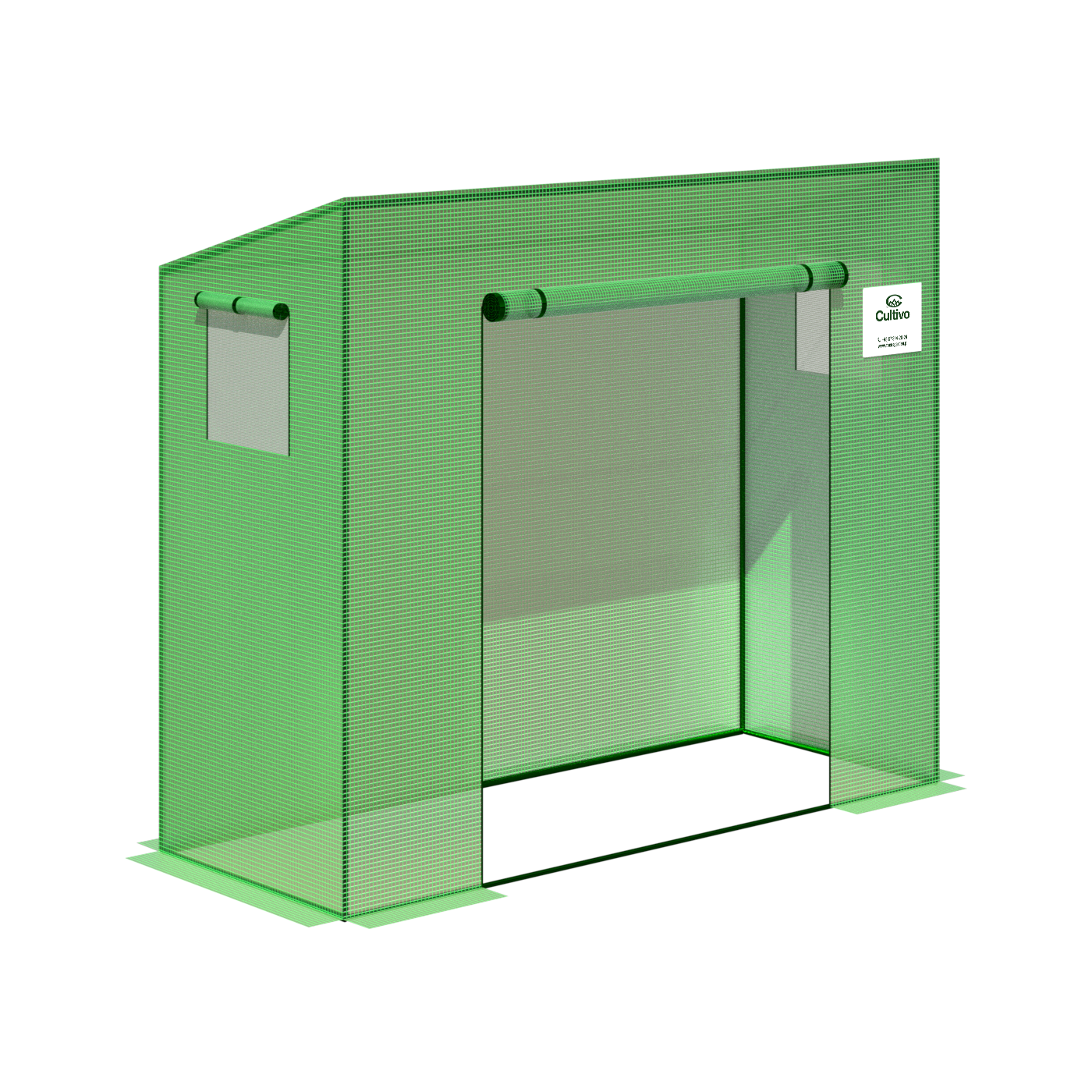 Szklarnia foliowa na pomidory 200x77 cm kolor zielony Cultivo 