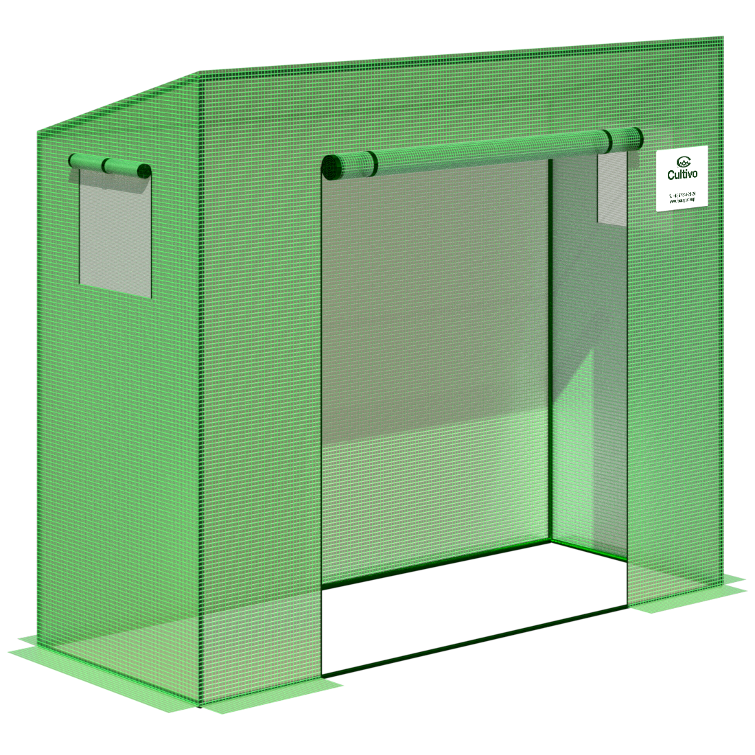 Szklarnia foliowa na pomidory 200x77 cm kolor zielony Cultivo 