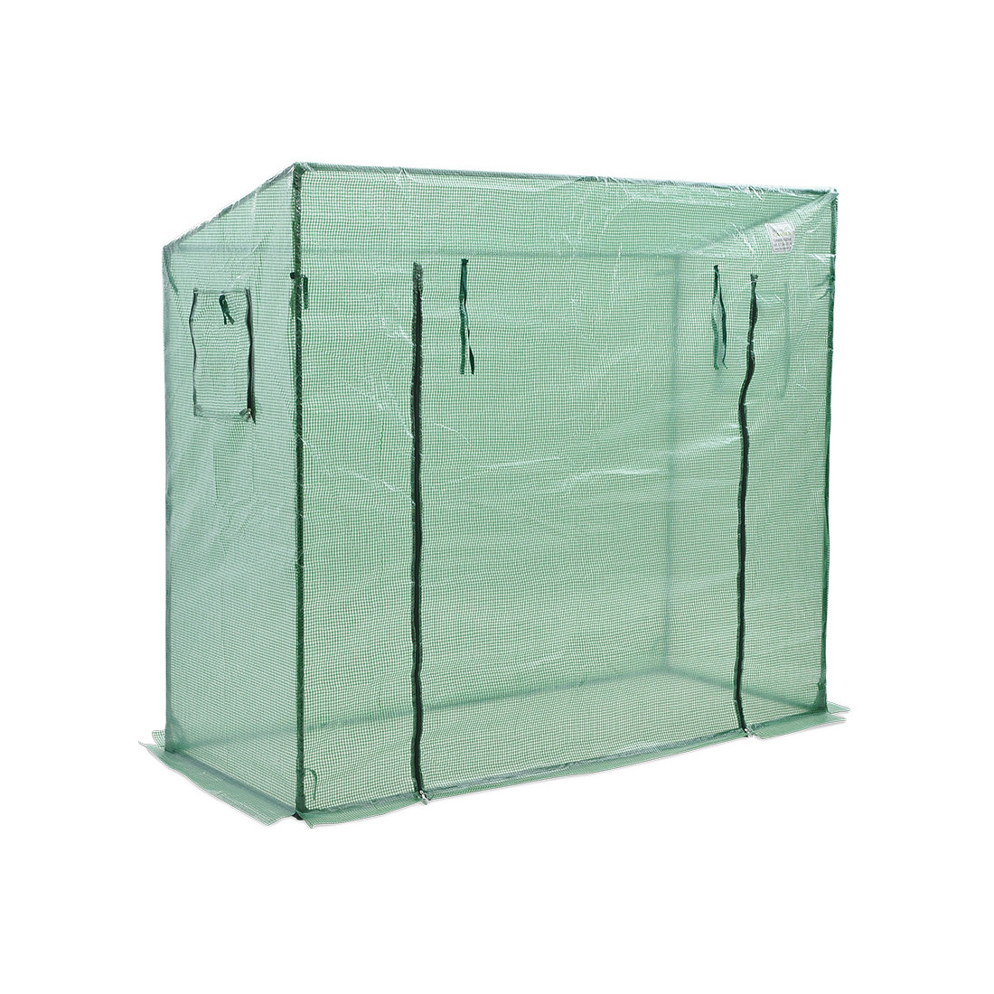 Zbliżenie na siatkę szklarni foliowej na pomidory 200x77 cm kolor zielony Cultivo 