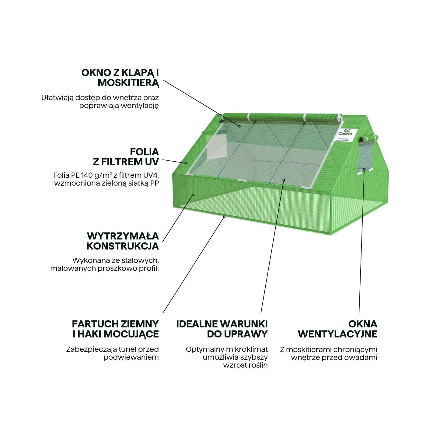 INSPEKT 140x180 GREEN