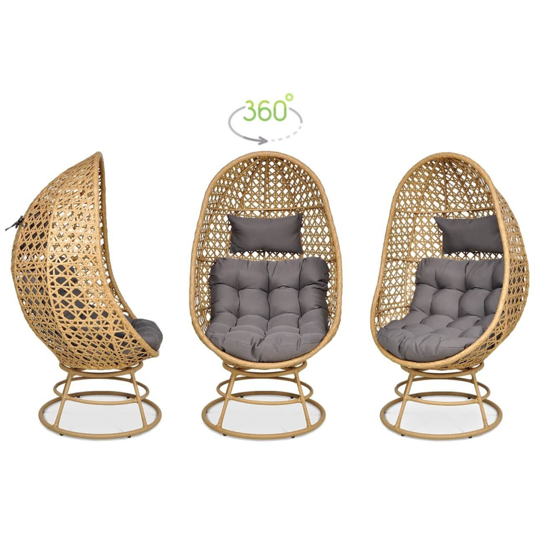 Możliwości fotela Holiday, który posiada funkcję obrotu o 360 stopni