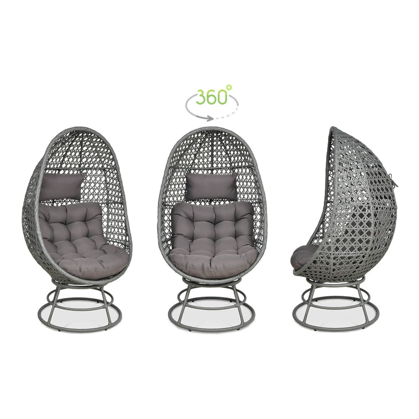 Możliwości fotela Holiday, który posiada funkcję obrotu o 360 stopni