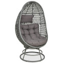 Ogrodowy fotel kokonowy z technorattanu