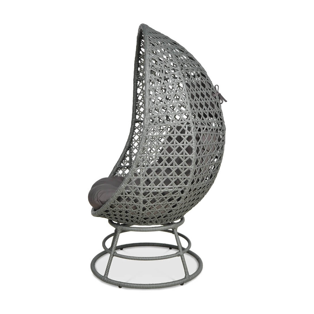 Bok eleganckiego fotela Holiday Grey