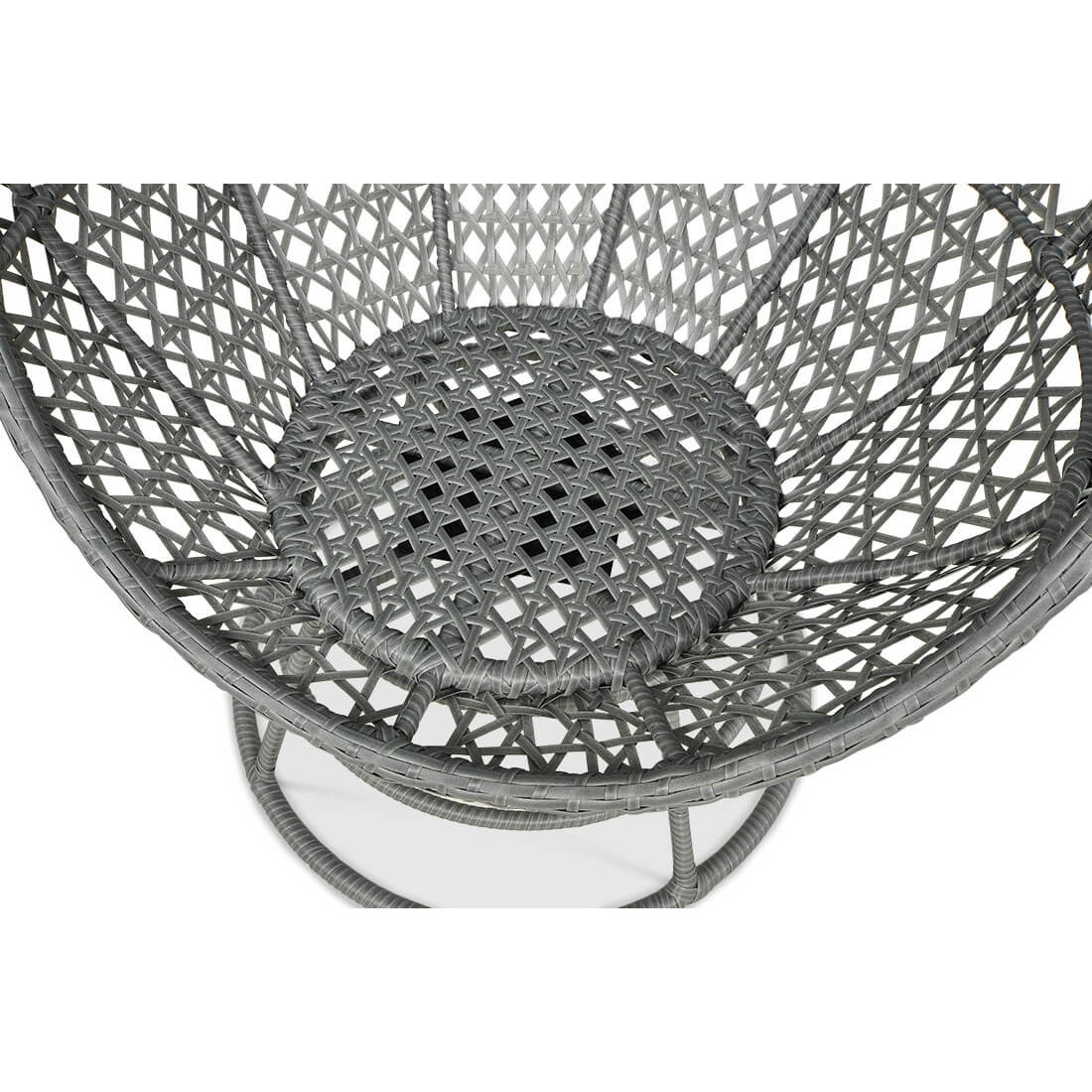 Widok z góry na siedzisko fotela bez poduszki