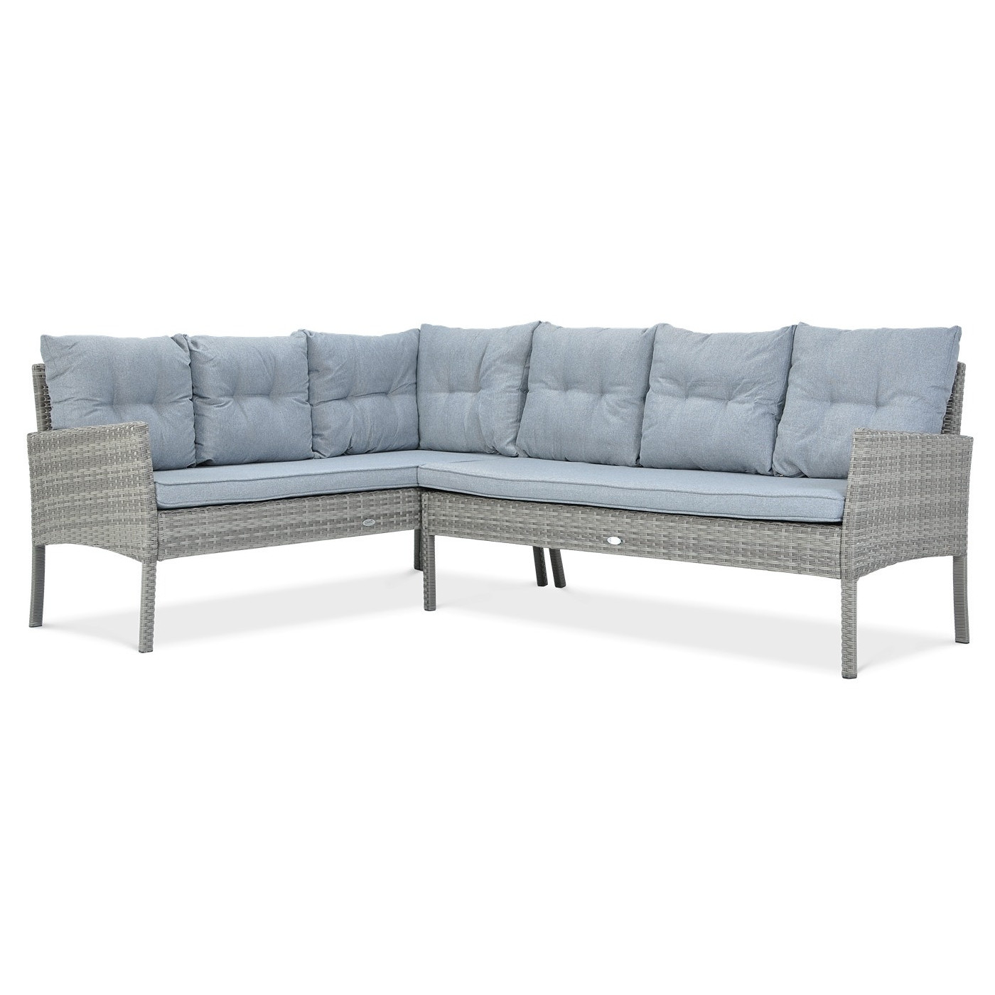 Naroznik technorattanowy Cortina Dolphin Grey