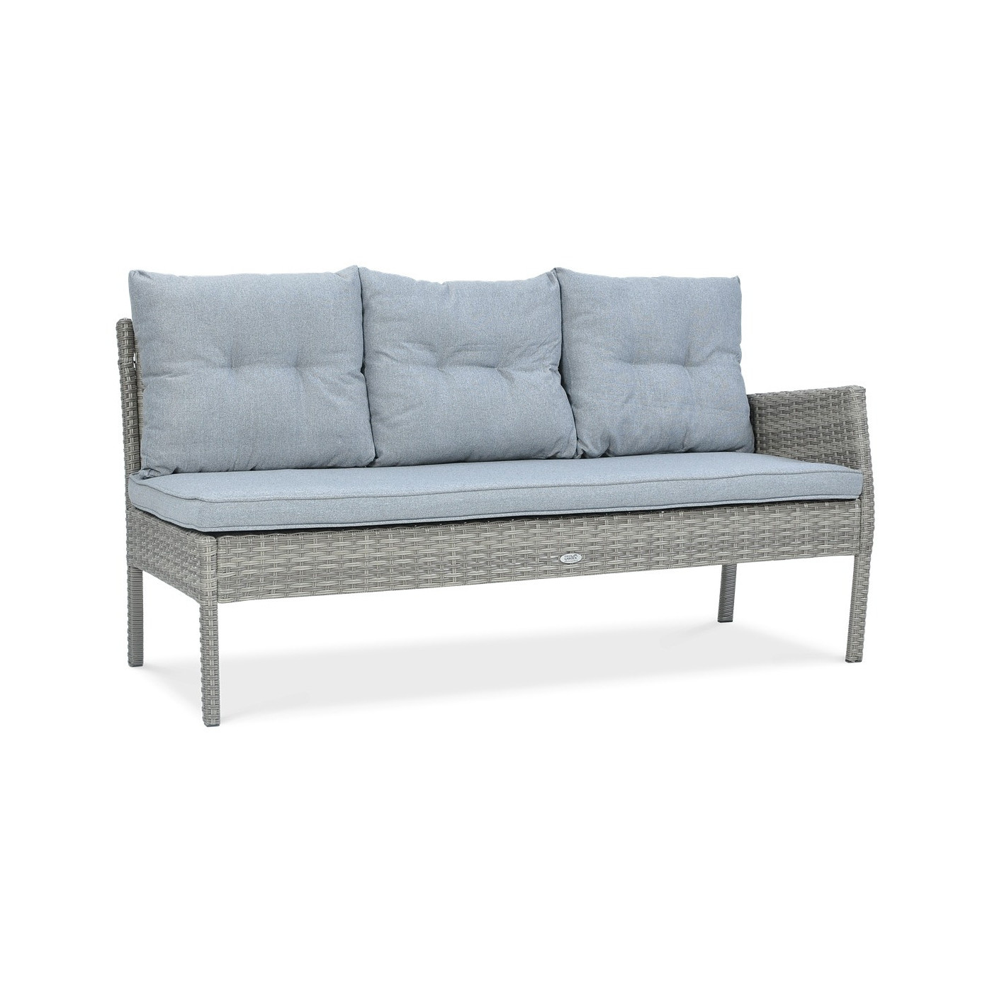 Naroznik technorattanowy Cortina Dolphin Grey