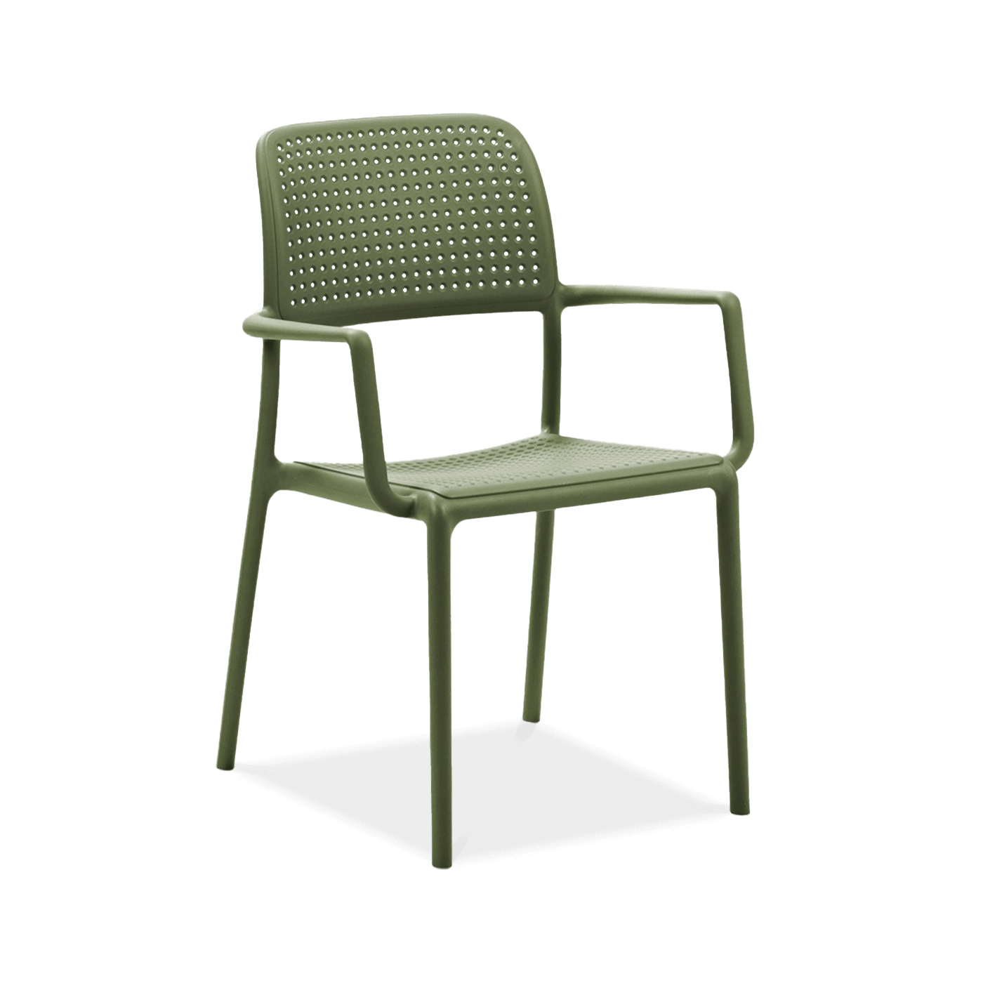 krzesło zewnętrzne restauracyjne z oparciem i podłokietnikami 