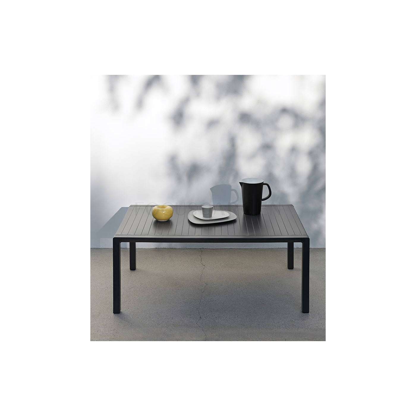 Stolik ogrodowy prostokątny Nardi ARIA 100 Bianco