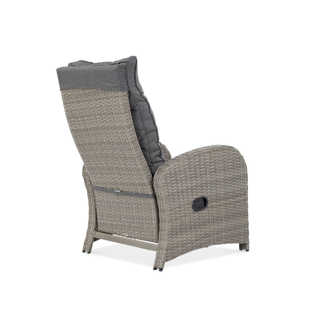 Tył technorattanowego fotelu alicante 