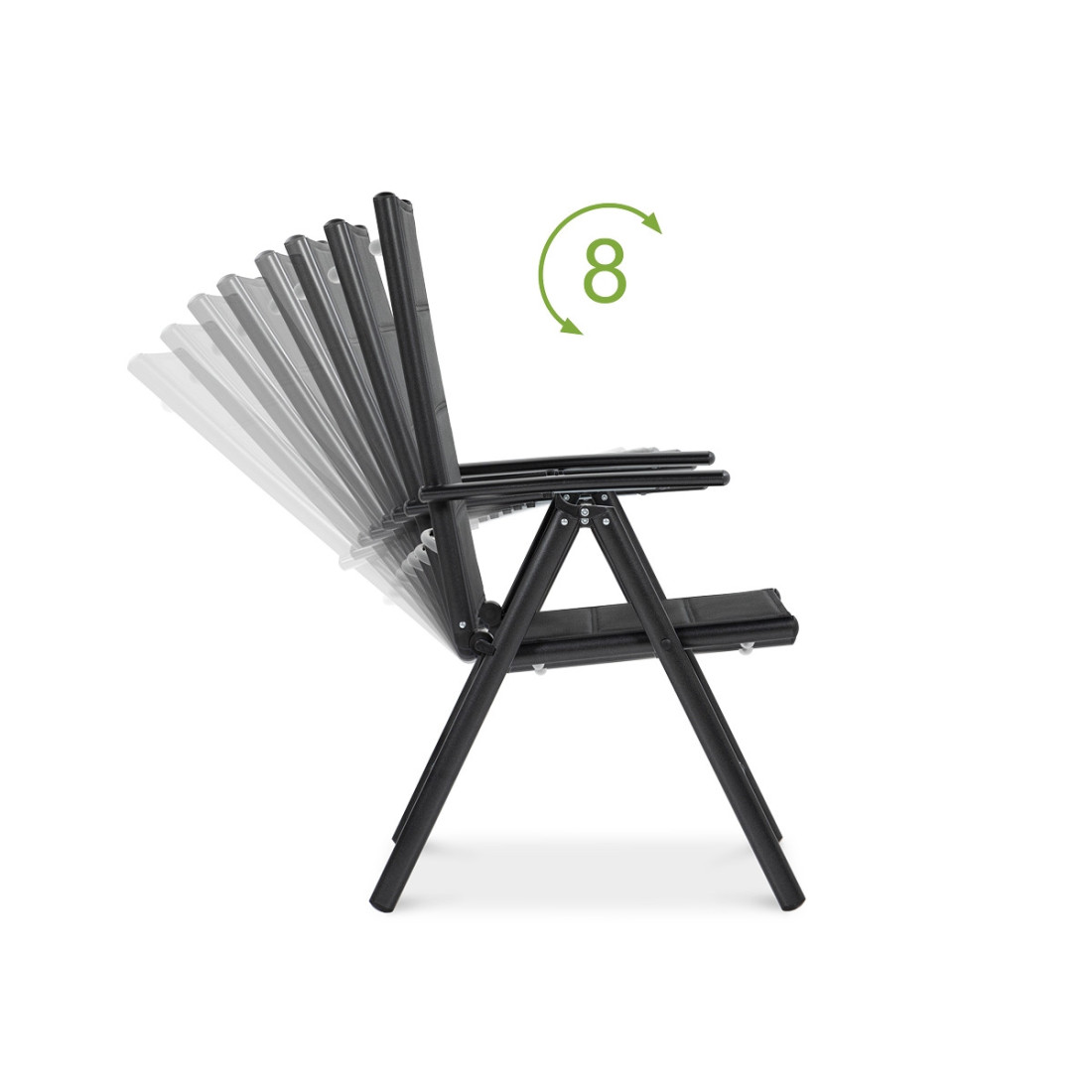 możliwość regulacji oparcia w krześle sydney w ośmiu stopniach