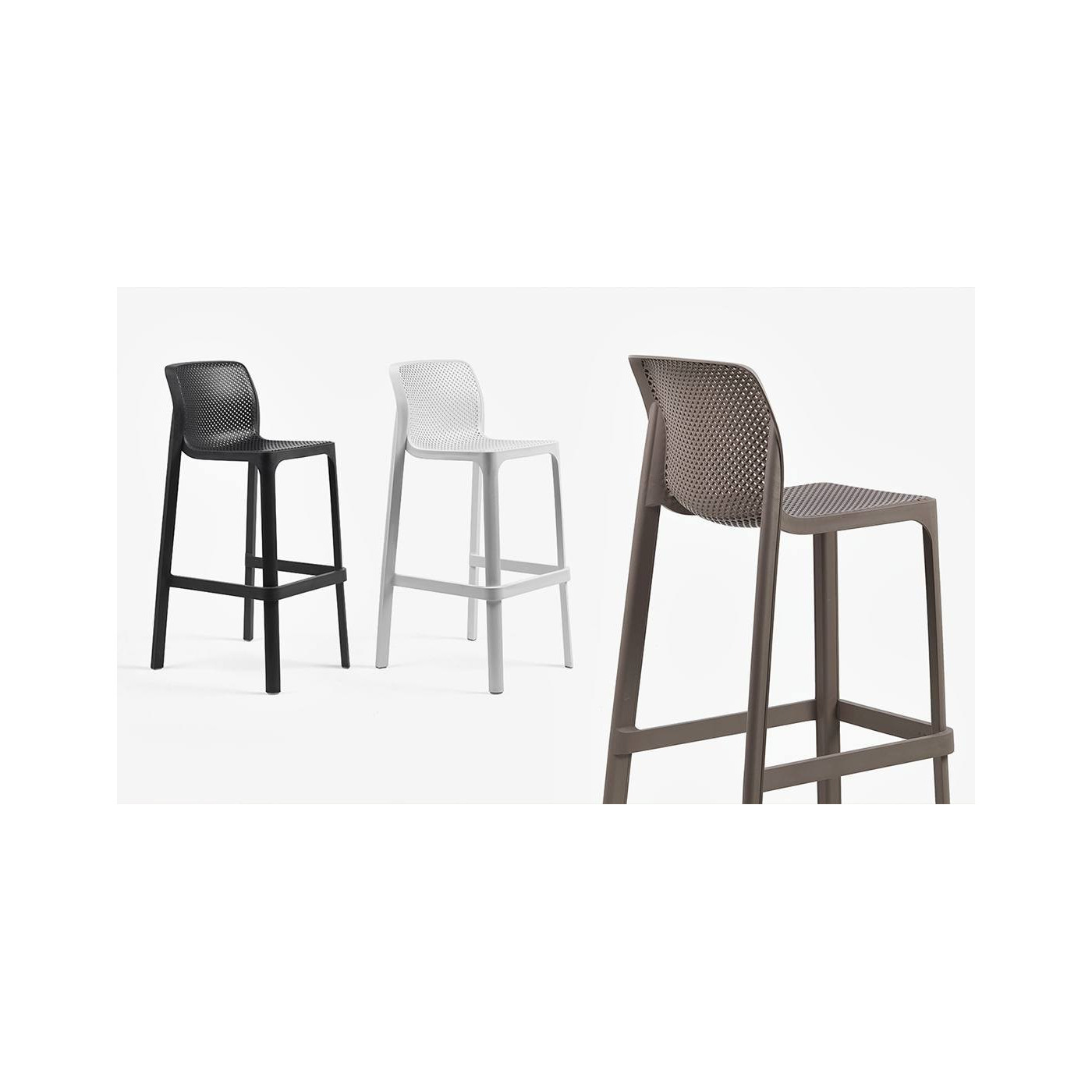 Hoker Nardi Net Stool Corallo - Wytrzymały i Stylowy Obiekt Małej Architektury Ogrodowej