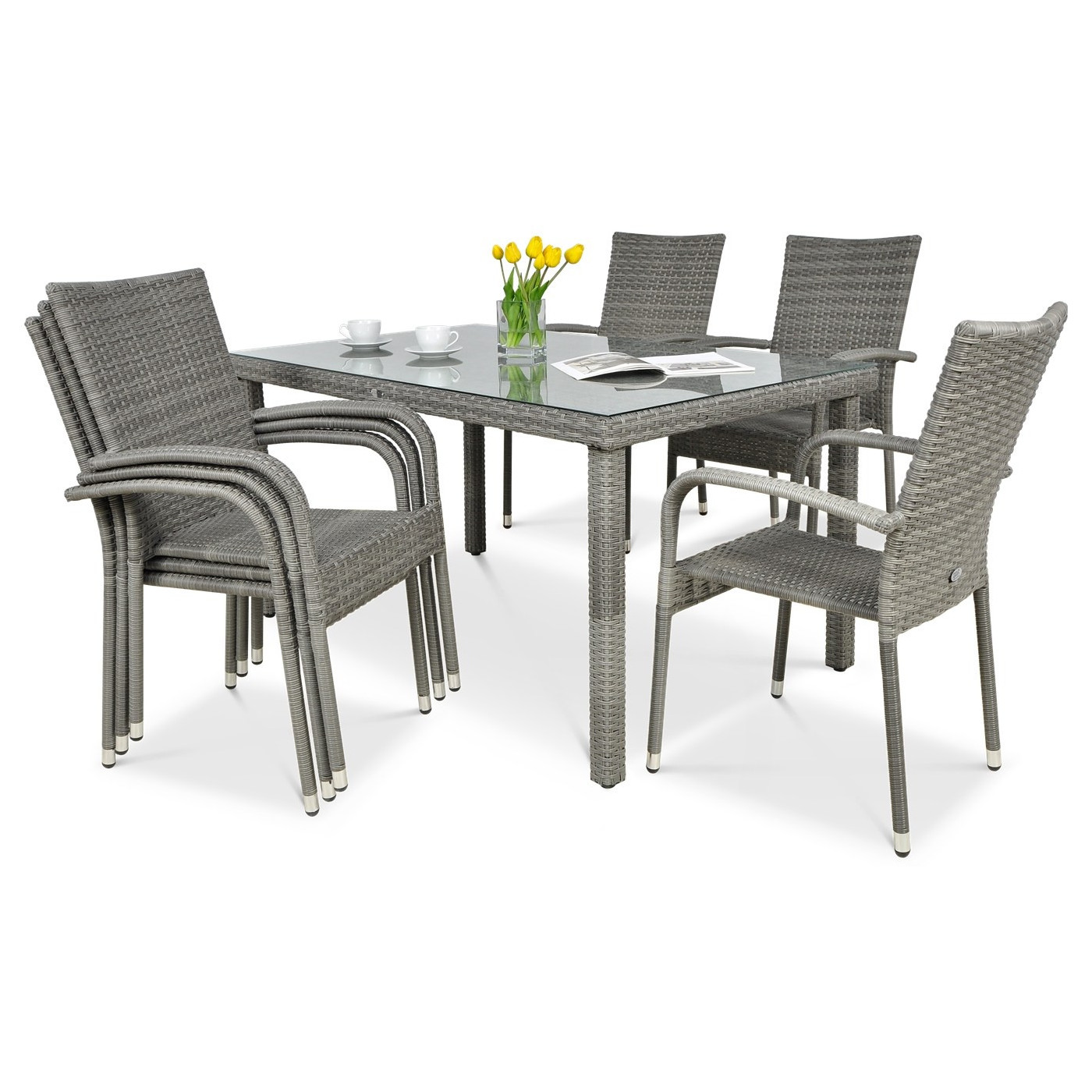 Meble Technorattanowe Fiestavenecja 61 - Dolphin Grey