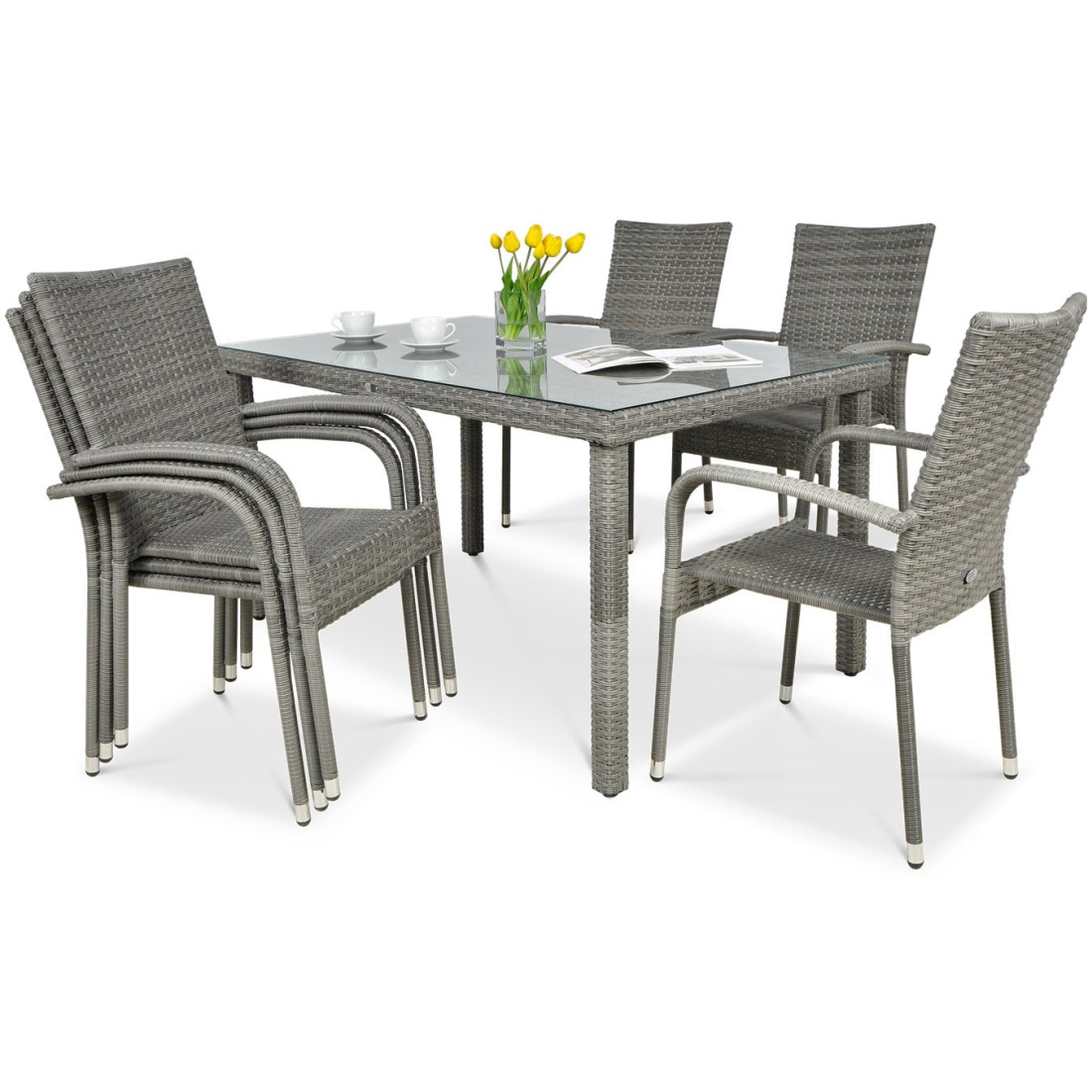 Meble Technorattanowe Fiestavenecja 61 - Dolphin Grey