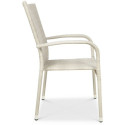 krzesło bok Zestaw ogrodowy technorattan FIESTA/LUGO 4+1 White