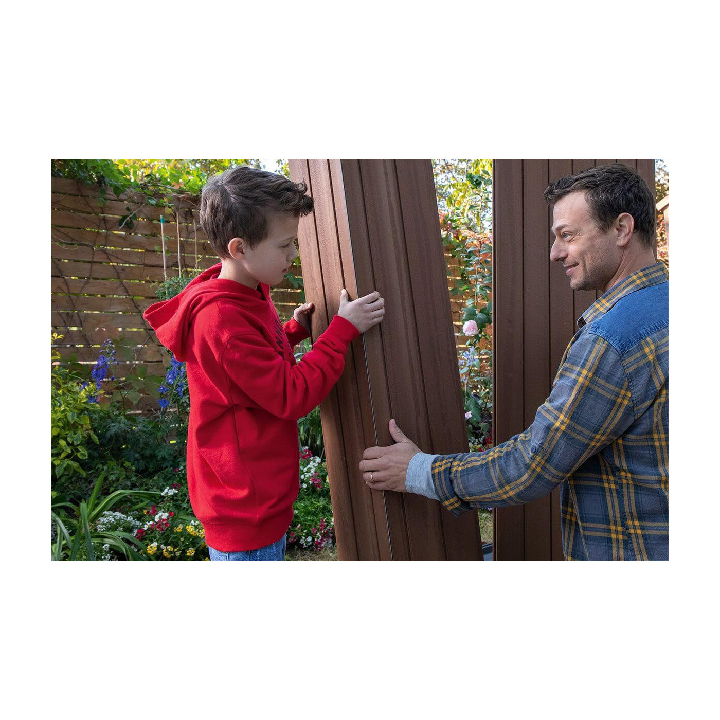 Domek narzędziowy Darwin 4x6 Brown, łatwy w montażu domek Keter