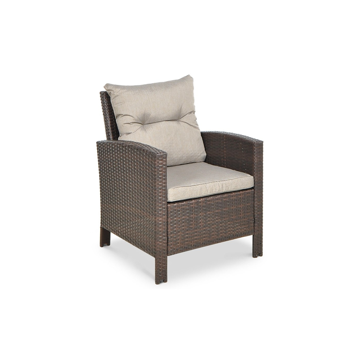 Zestaw technorattanowy Ibiza Brown