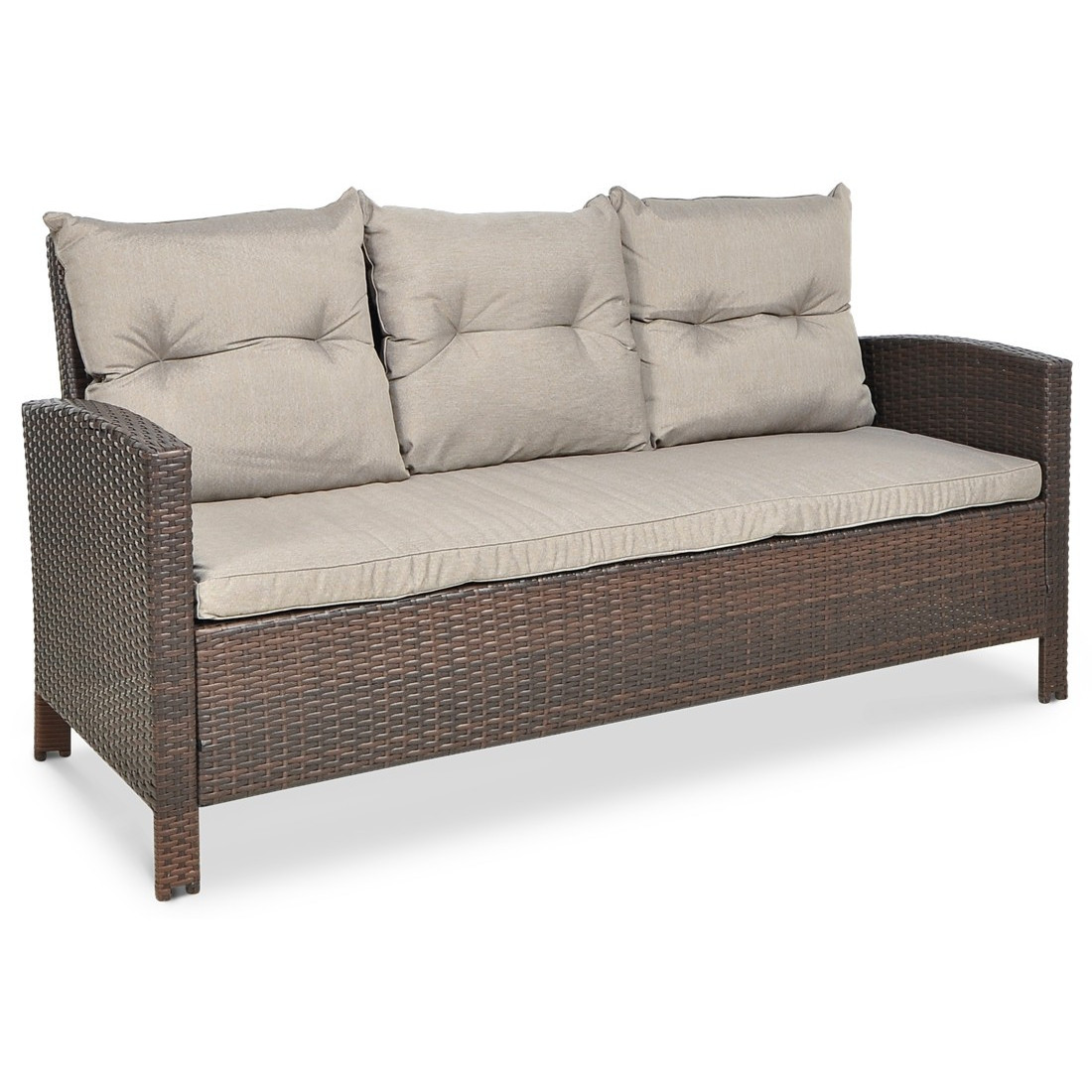 Zestaw technorattanowy Ibiza Brown