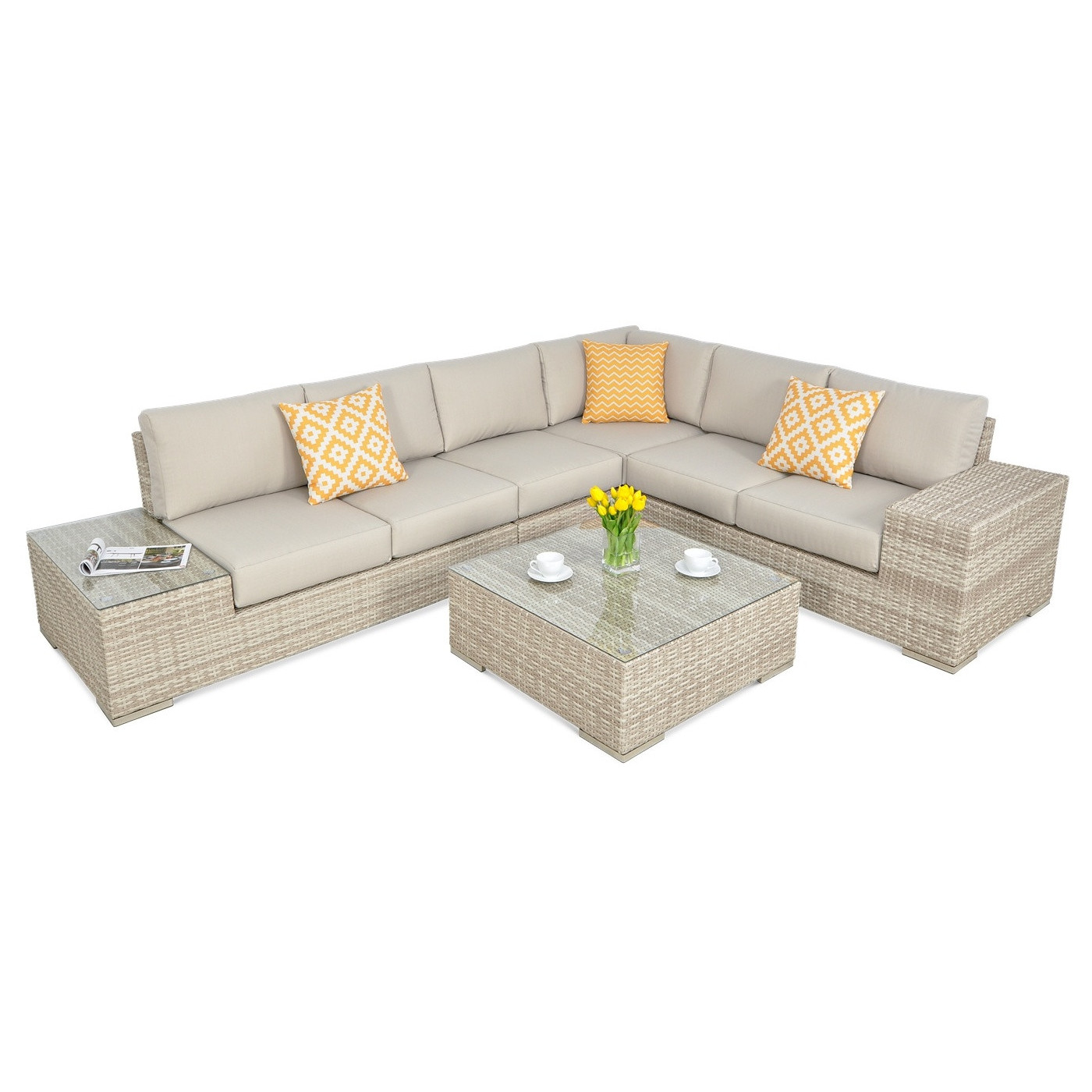 AVOCADO CORNER SOFA BEIGE