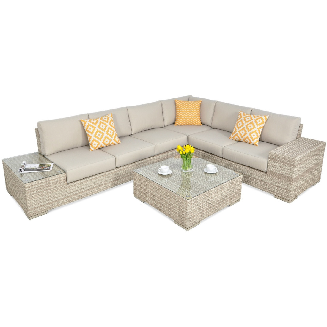 AVOCADO CORNER SOFA BEIGE
