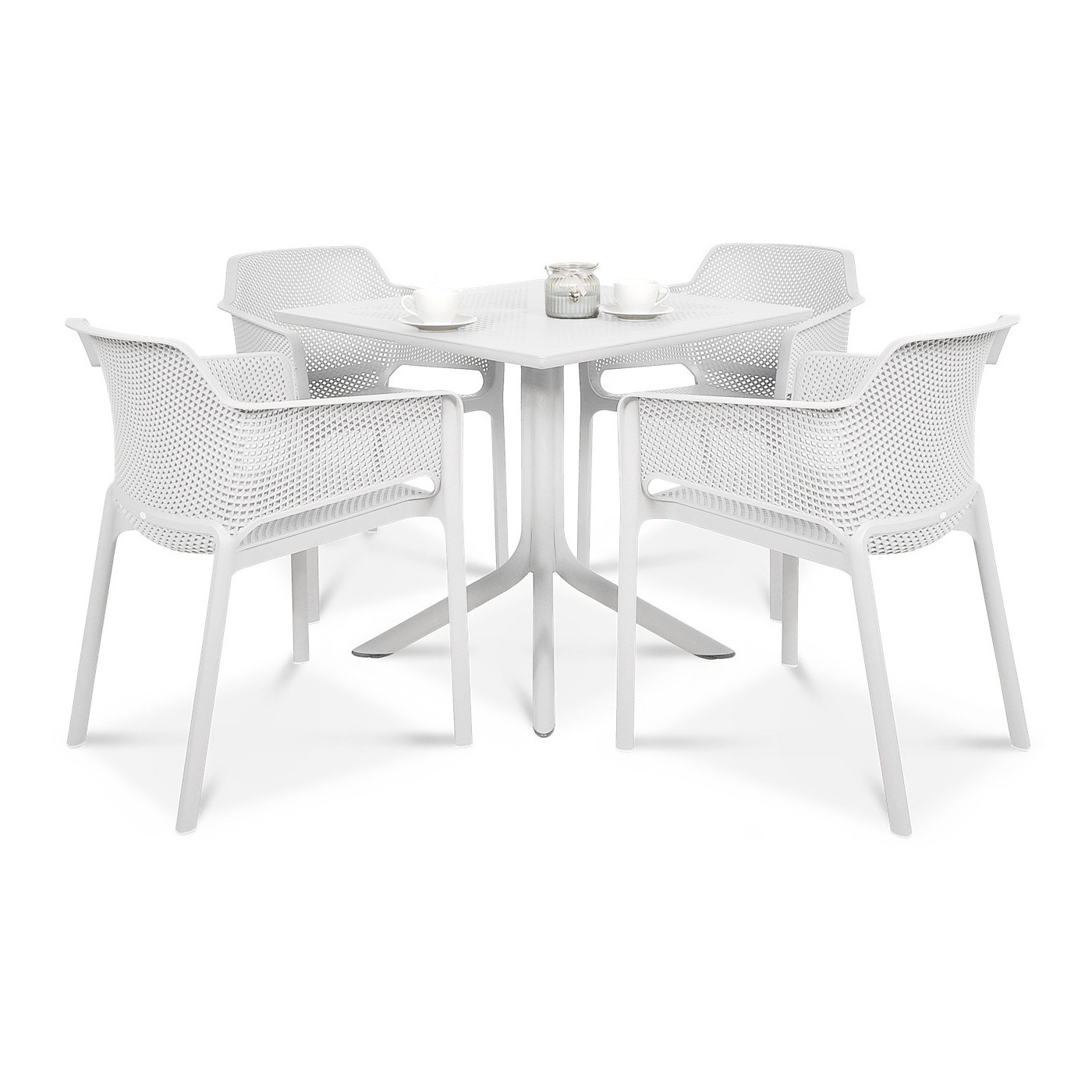 Stół ogrodowy Nardi Netclip 41 Bianco