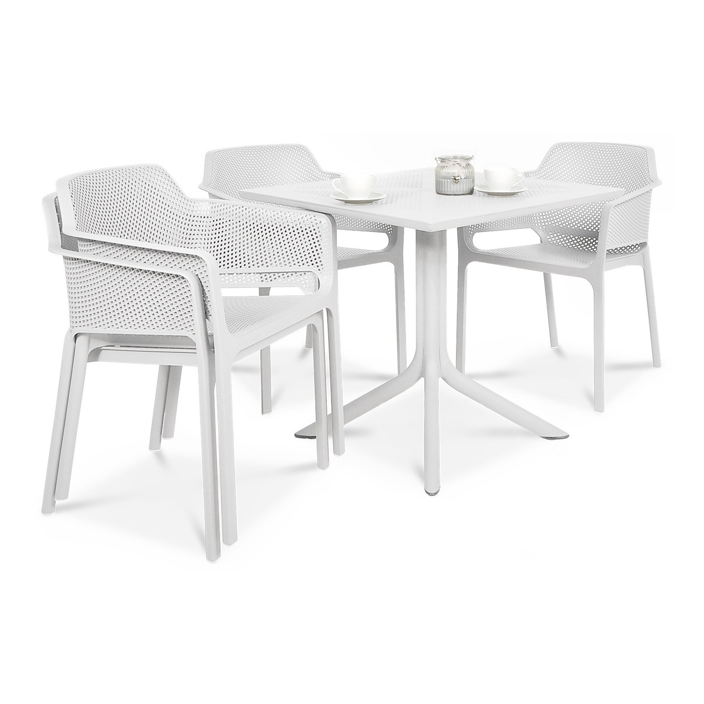 Stół ogrodowy Nardi Netclip 41 Bianco