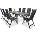 Zestaw mebli ogrodowych BRISBANE 8250 Black