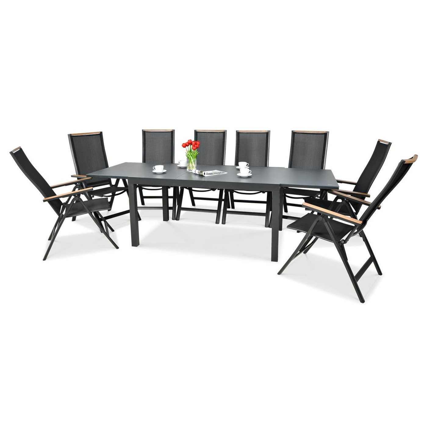 Zestaw mebli ogrodowych BRISBANE 8250 Black