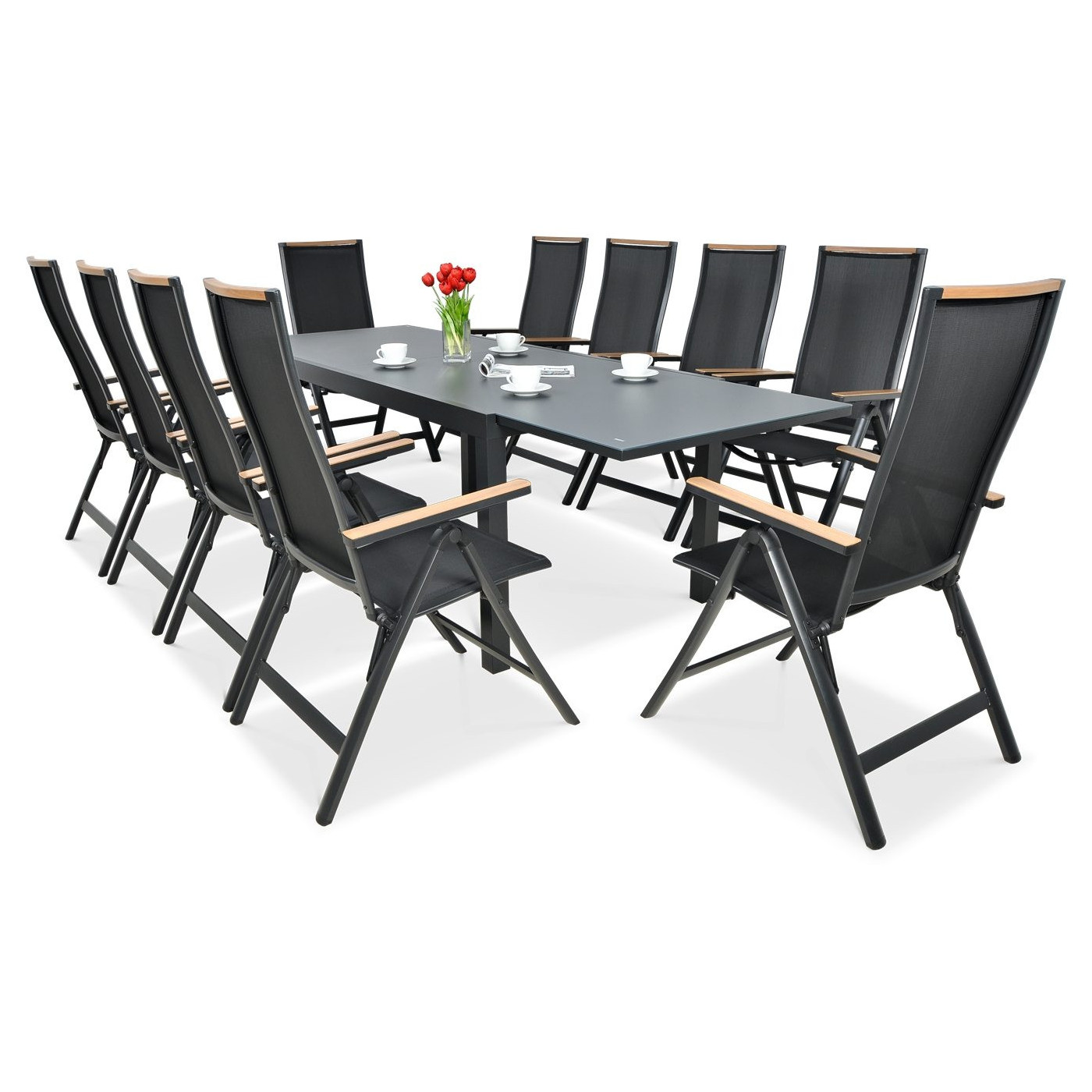 Zestaw mebli ogrodowych BRISBANE 8250 Black