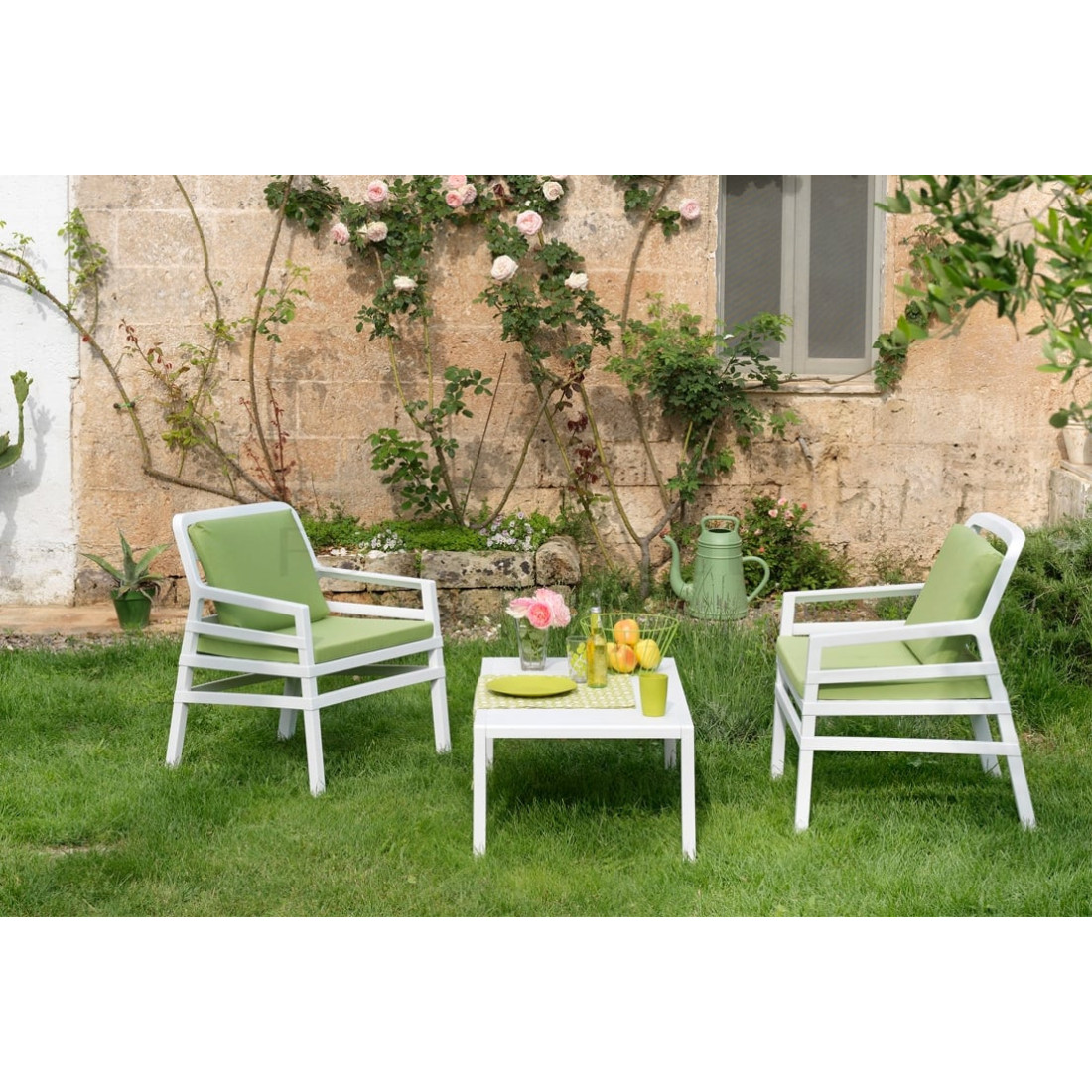 Stolik kwadratowy Nardi ARIA 60 Tortora- Focus Garden