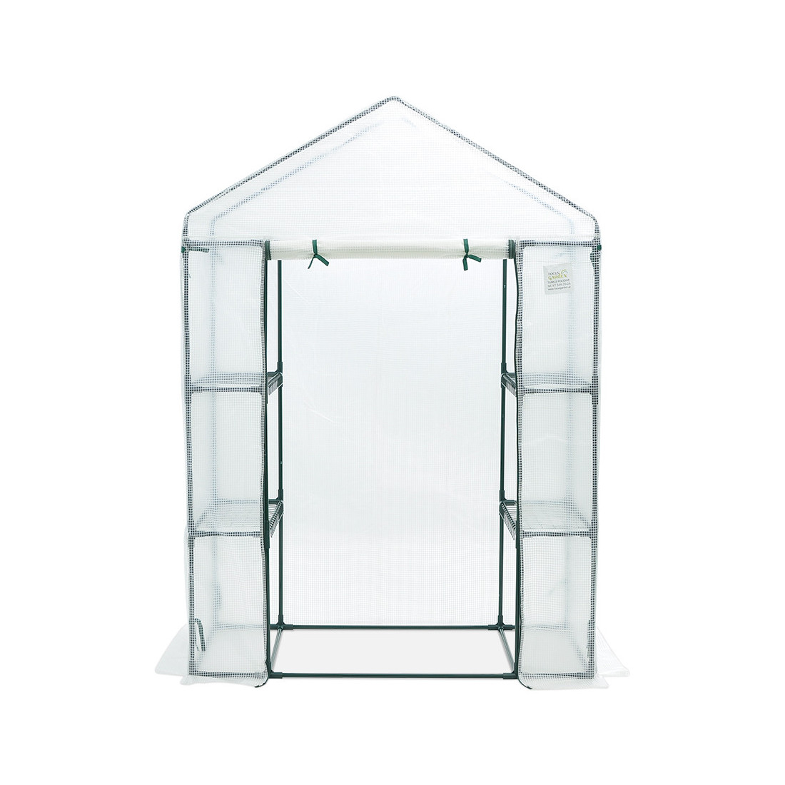 Szklarnia ogrodowa regał 4 półki 140x73 biała Cultivo